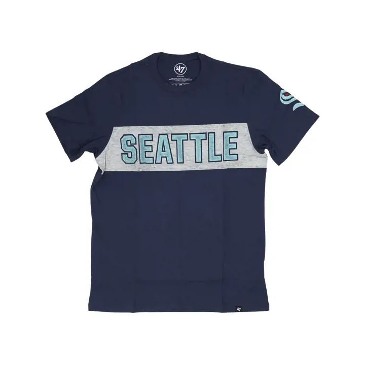 Seattle Kraken LNH T-shirt 47 Top Shelf Franklin MARINE