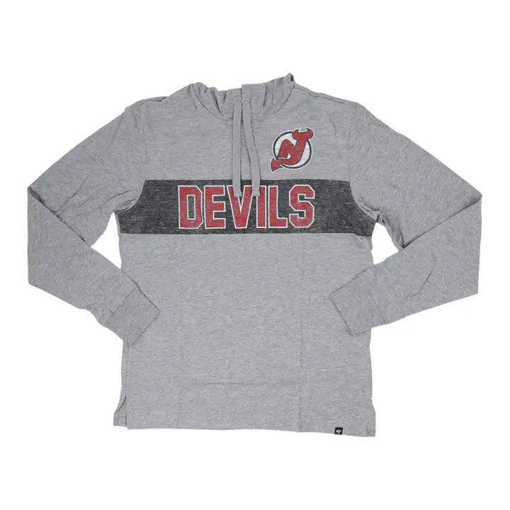 Haut à capuche Franklin Field NHL 47 des Devils du New Jersey GRIS