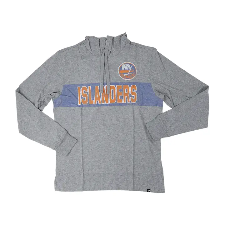 Haut à capuche Franklin Field NHL 47 des Islanders de New York GRIS