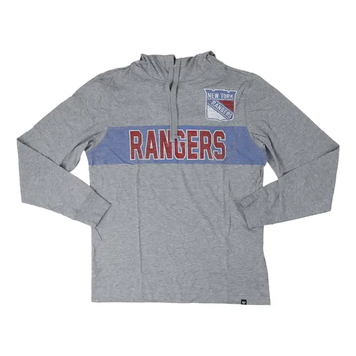 Haut à capuche Franklin Field NHL 47 des Rangers de New York GRIS