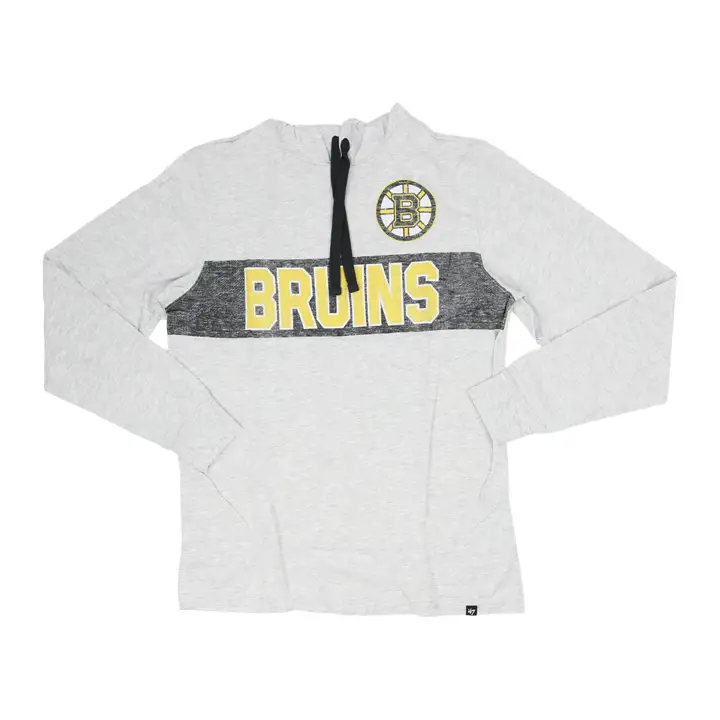 Boston Bruins LNH 47 Franklin Field Haut à Capuche GRY