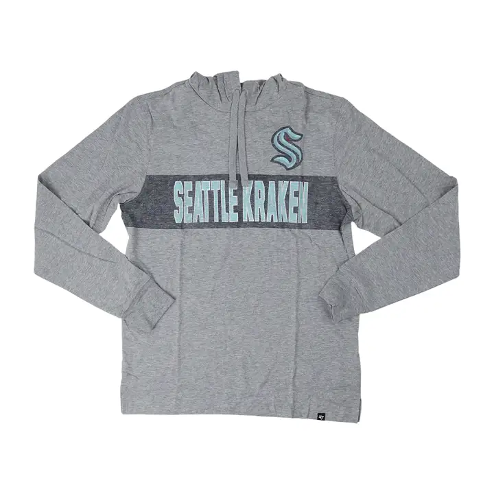 Seattle Kraken LNH Haut à Capuche 47 Franklin Field GRIS