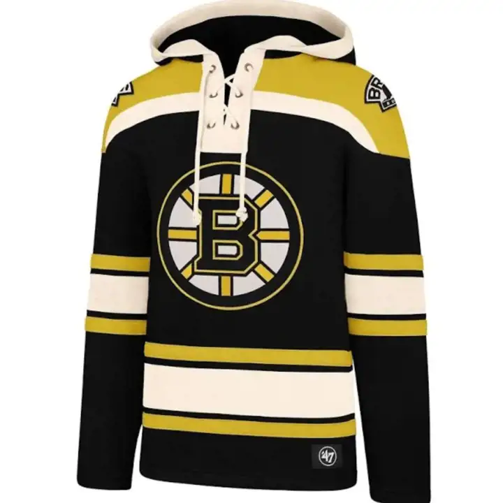 Boston Bruins NHL 47 Superior Lacer Hoodie Noir