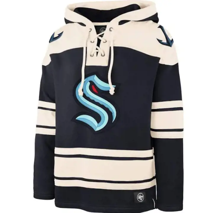 Seattle Kraken NHL 47 Superior Lacer Hoodie Marine