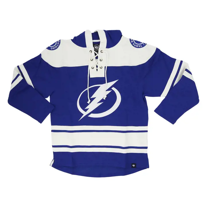 Tampa Bay Lightning Lacer Hoodie NHL 47 Superior BLEU