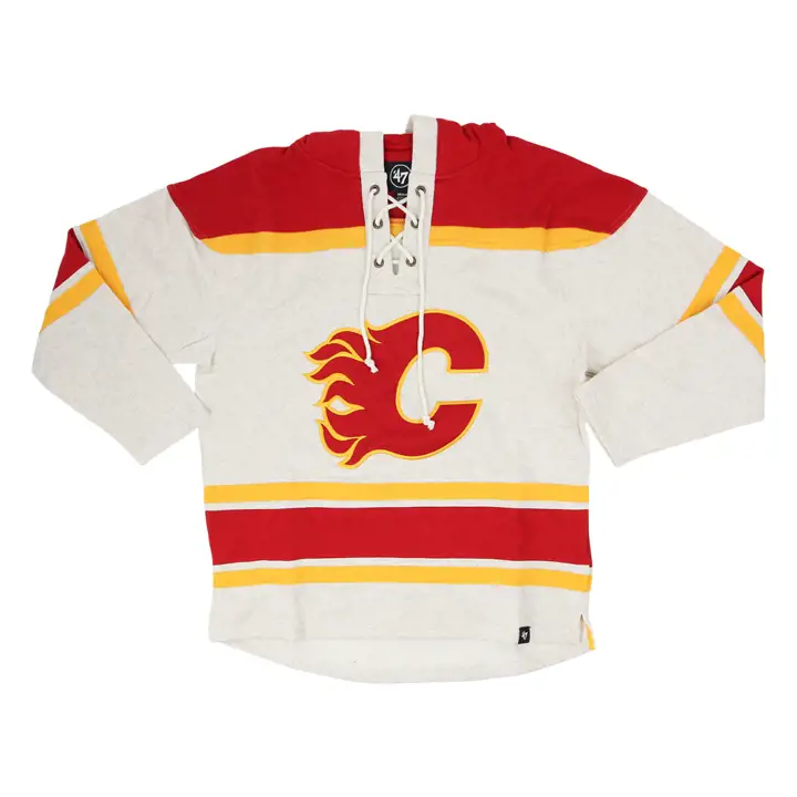 Chandail à capuchon à lacets IVO 47 Superior des Flames de Calgary de la LNH