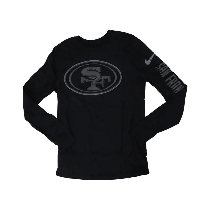 T-shirt à manches longues réfléchissant NFL SAN FRANCISCO 49ERS 22 Noir