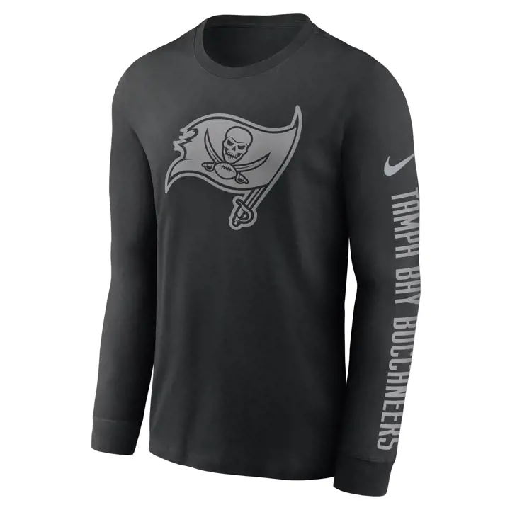 T-Shirt Manches Longues NFL RFLCTV Tampa Bay Buccaneers 22 Noir
