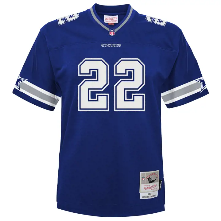 Maillot Cowboys NFL pour jeune joueur retraité Emmitt Smith