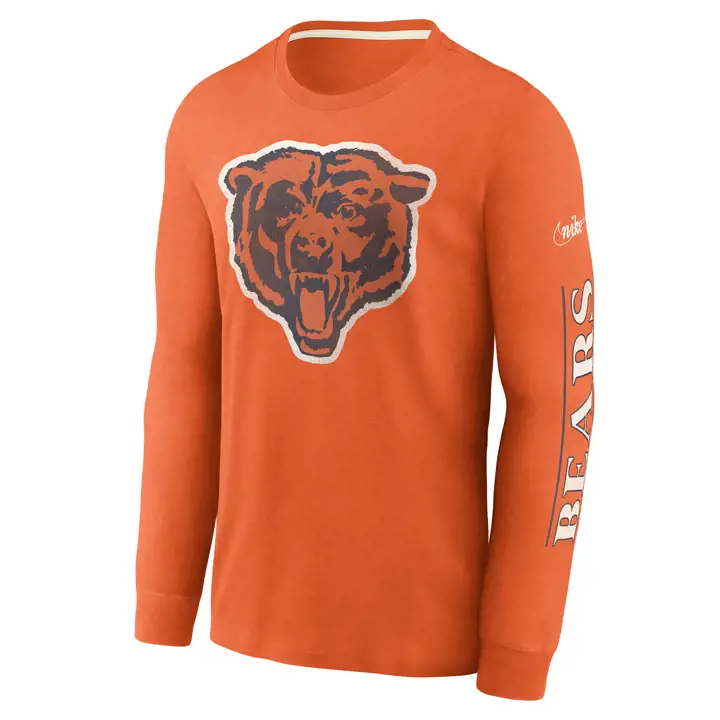 T-shirt à manches longues NFL Rewind Team Logo CHICAGO BEARS 22 ORG