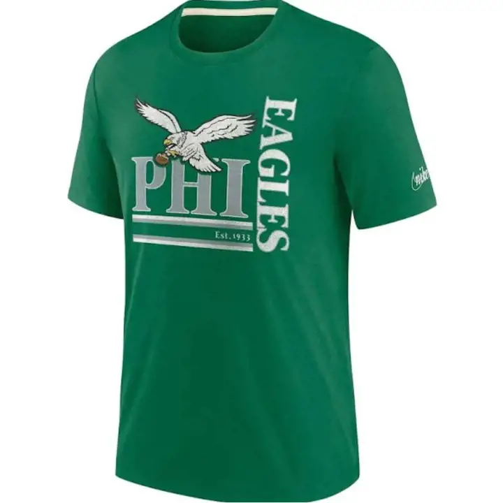 T-shirt PHILADELPHIA EAGLES NFL Rewind Team Shout 22 GRN