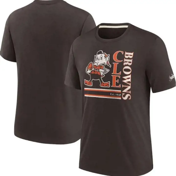 T-Shirt CLEVELAND BROWNS NFL Rewind Team Shout 22 BRN