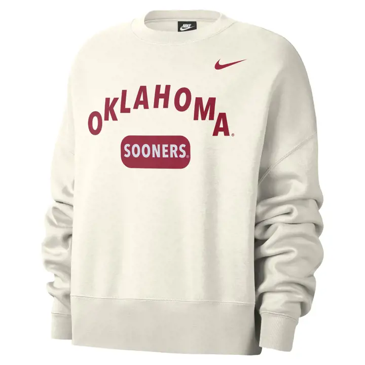 Sweat-shirt ras du cou Campus femme NCAA Oklahoma Sooners 22 IVO