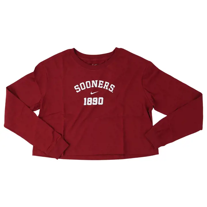 Oklahoma Sooners T-shirt court à manches longues Femme NCAA 22 CRIM