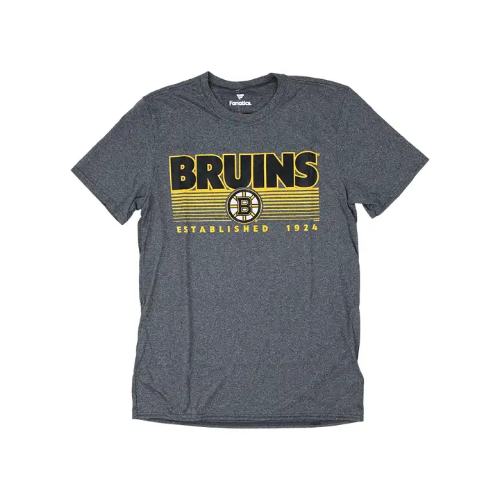 T-shirt Boston Bruins LNH Prodigy chiné anthracite