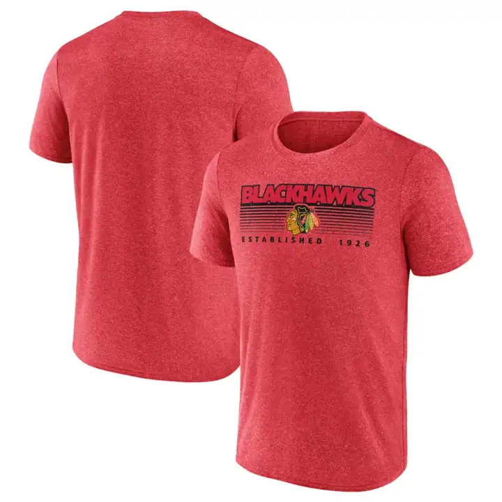 T-shirt Prodigy chiné rouge des Blackhawks de Chicago (LNH)