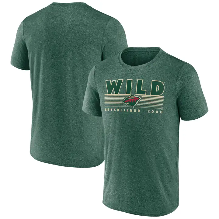 T-shirt en synthétique iconique LNH Wild vert foncé