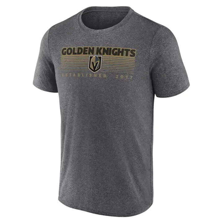T-shirt Prodigy chiné des Golden Knights de Vegas de la LNH – Charbon
