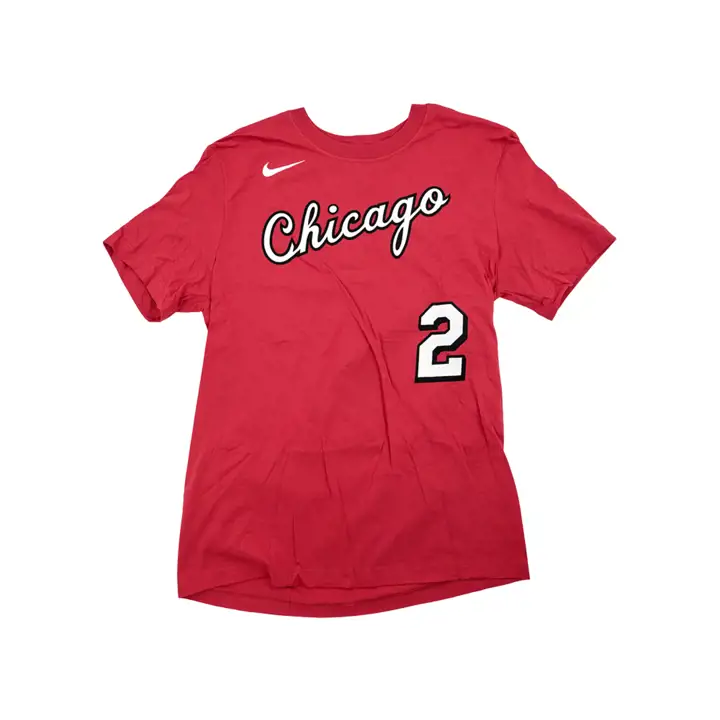 T-shirt BULLS NBA Mixtape Joueur 21 Lonzo Ball ROUGE