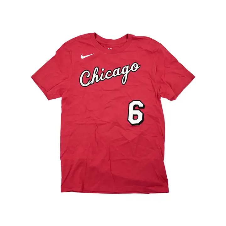 T-shirt joueur BULLS NBA Mixtape 21 Alex Caruso ROUGE