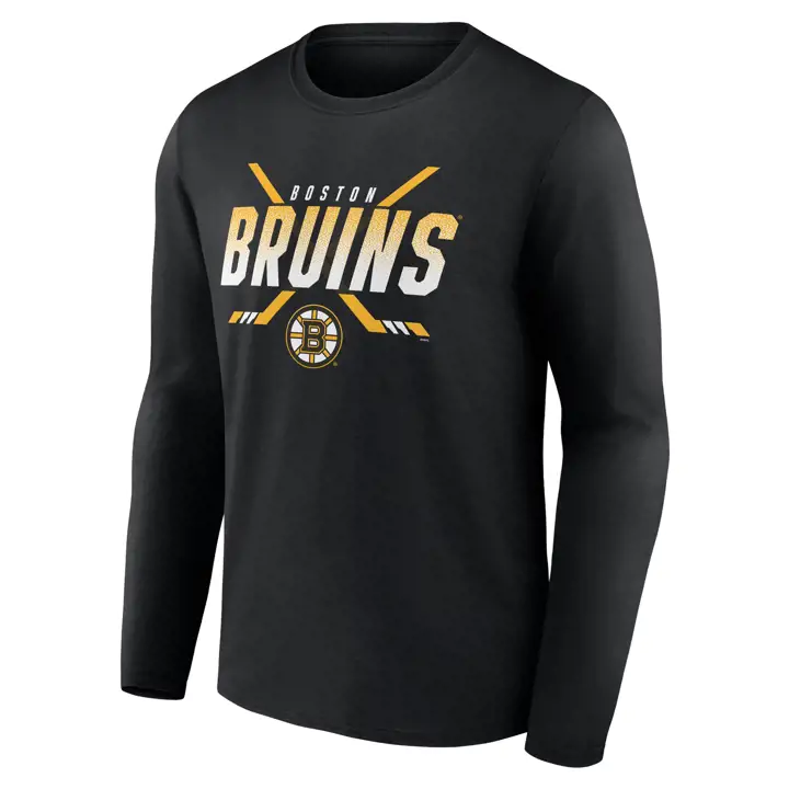 T-shirt manches longues Boston Bruins NHL Covert, noir