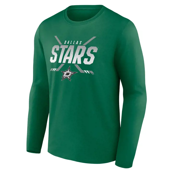 T-shirt ML Dallas Stars NHL Covert vert