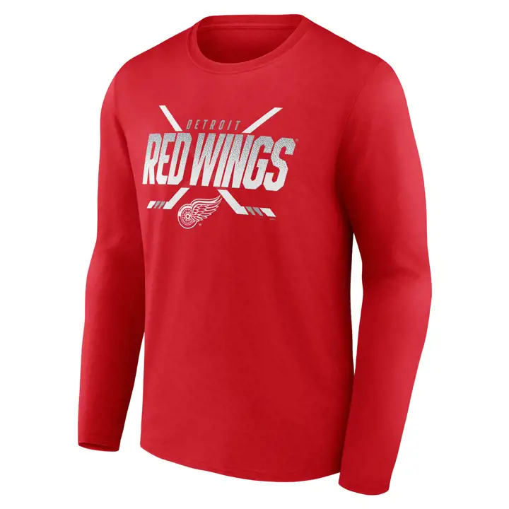 T-shirt à manches longues Detroit Redwings NHL Covert Rouge