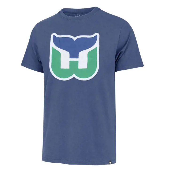 T-Shirt Hartford Whalers LNH 47 Fieldhouse Knockout BLEU
