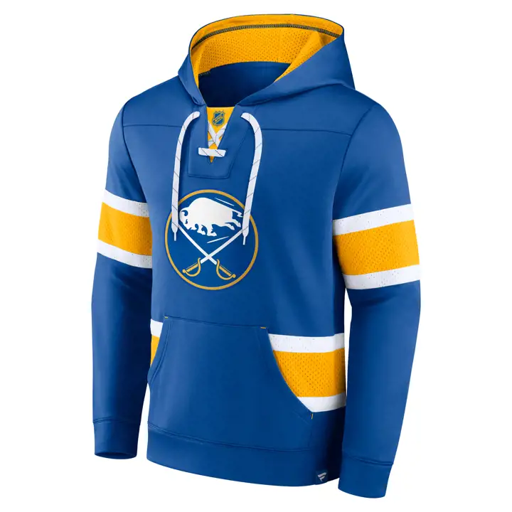 Chandail à capuchon bleu Buffalo Sabres NHL Powerplay Lace
