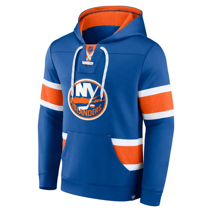 New York Islanders NHL Chandail à capuchon en dentelle Powerplay bleu/orange