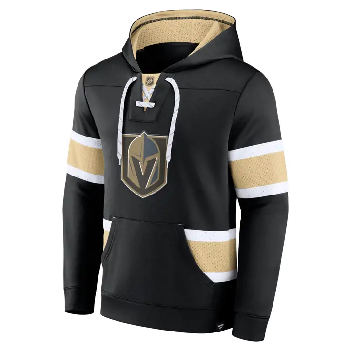 Chandail à capuchon à lacets Powerplay LNH Vegas Golden Knights noir/doré