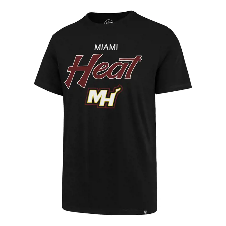 T-shirt Miami Heat NBA "Specialty Script MVP Super Rival" Noir
