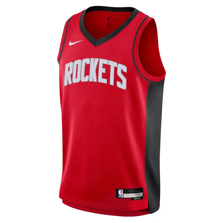 Maillot vierge rouge pour jeune des Houston Rockets (NBA)