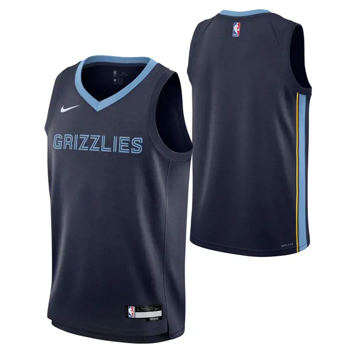 Maillot Vierge Jeune NBA Memphis Grizzlies Bleu Marine