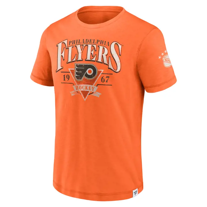 T-shirt slub ancien Philadelphia Flyers LNH surélevé org