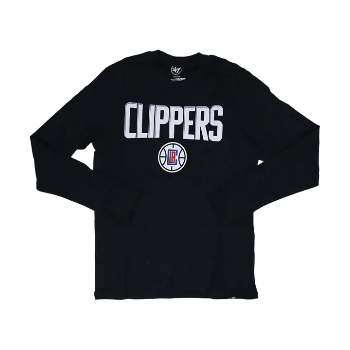 T-shirt à manches longues NBA Los Angeles Clippers Pregame Super Rival – Noir
