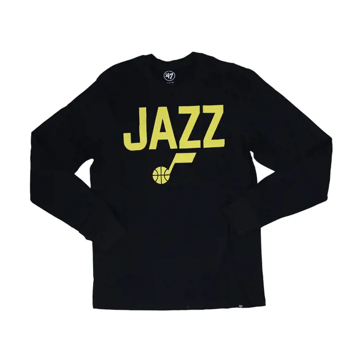 T-shirt à manches longues Utah Jazz NBA Pregame Super Rival – Noir