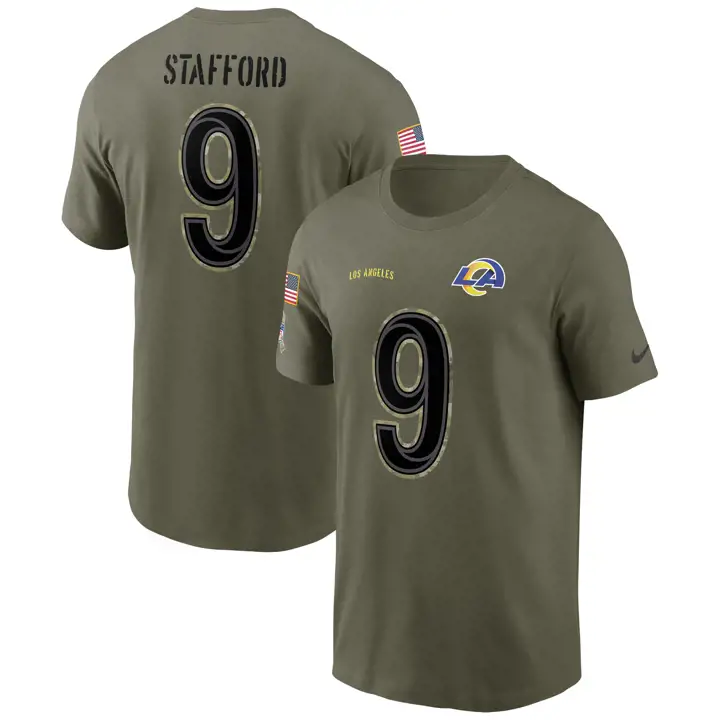 T-shirt LOS ANGELES RAMS NFL STS Joueur 22 Matt Stafford olv
