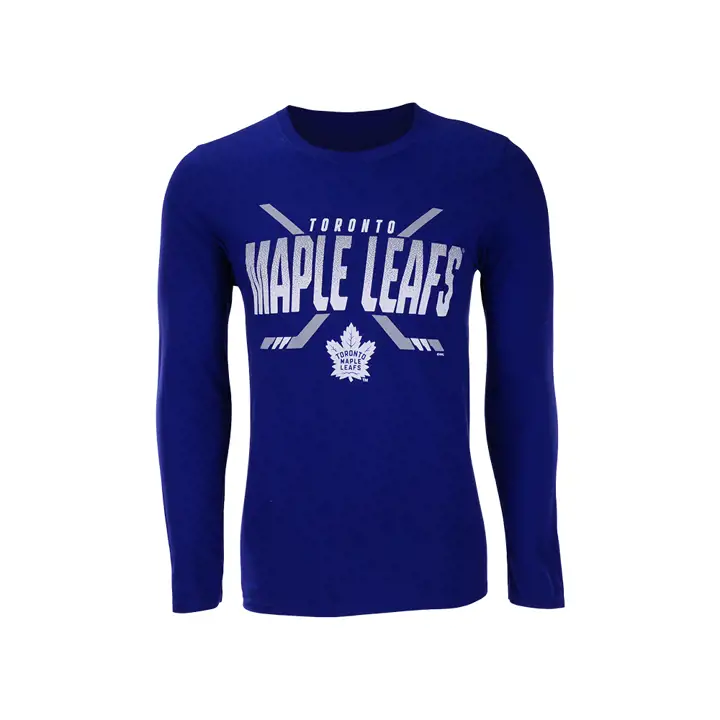 T-shirt Toronto Maple Leafs NHL Covert manches longues bleu
