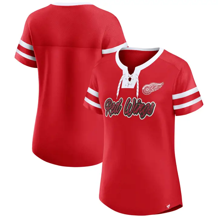Haut Athéna 22 Rouge Femme Detroit Redwings LNH