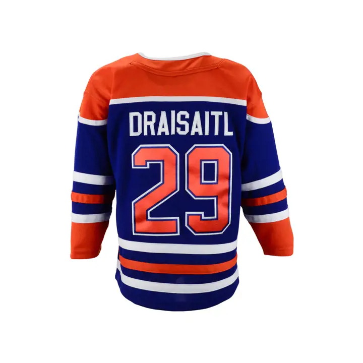 Maillot de joueur Premier NHL pour enfants des Oilers d'Edmonton Leon Draisaitl
