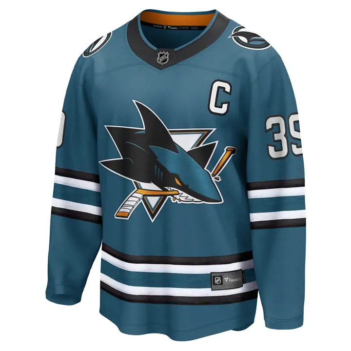 Maillot de joueur NHL Breakaway Logan Couture des Sharks de San Jose Te