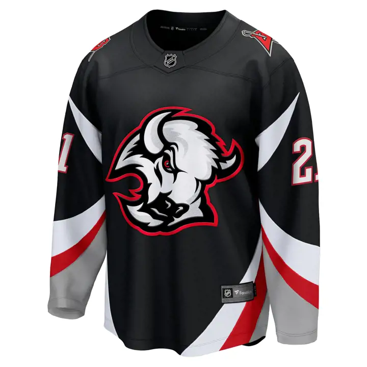 Maillot de hockey Buffalo Sabres NHL Breakaway noir