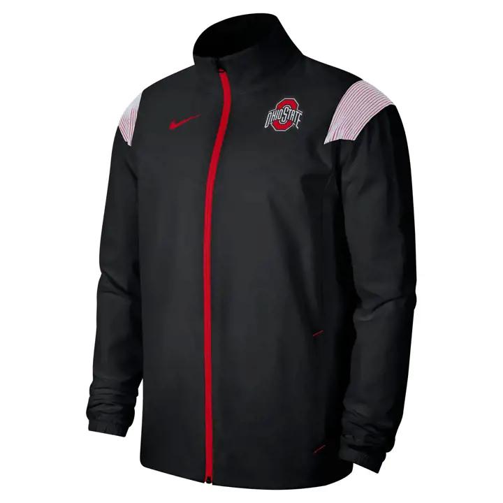 Veste Ohio State Buckeyes NCAA tissée FZ 22 noire