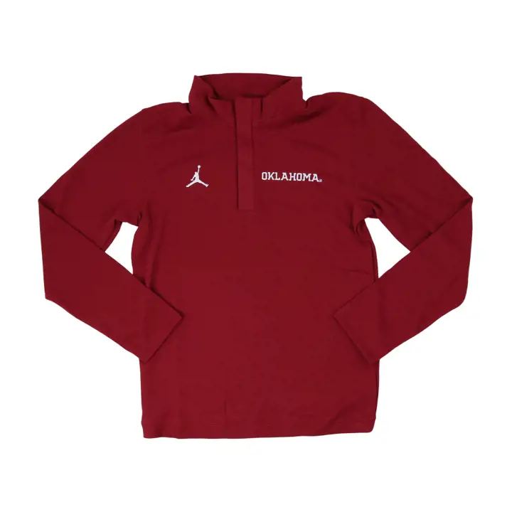Veste zippée 1/2 Jordan Coaches NCAA Oklahoma Sooners 22 CRIM