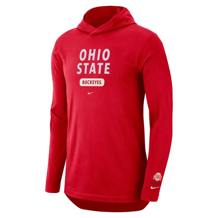 T-shirt à capuchon Drifit Buckeyes de l'Ohio State NCAA 22 ANTHRAC