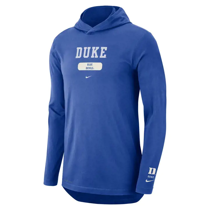 T-shirt à capuche manches longues Drifit NCAA Duke Blue Devils 22 RBL