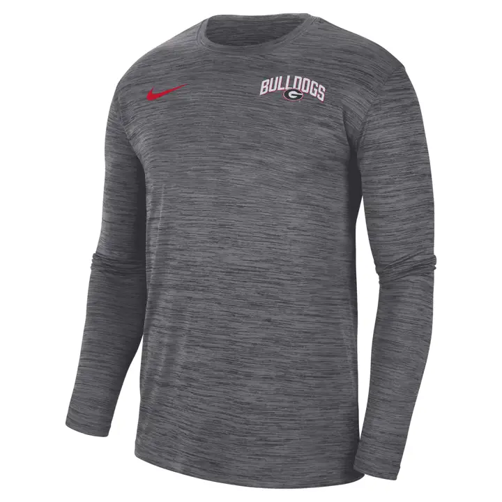 T-shirt à manches longues NCAA Velocity Georgia Bulldogs 22 NOIR