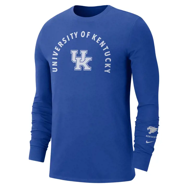 T-shirt de saison Kentucky Wildcats NCAA manches longues 22 RBL