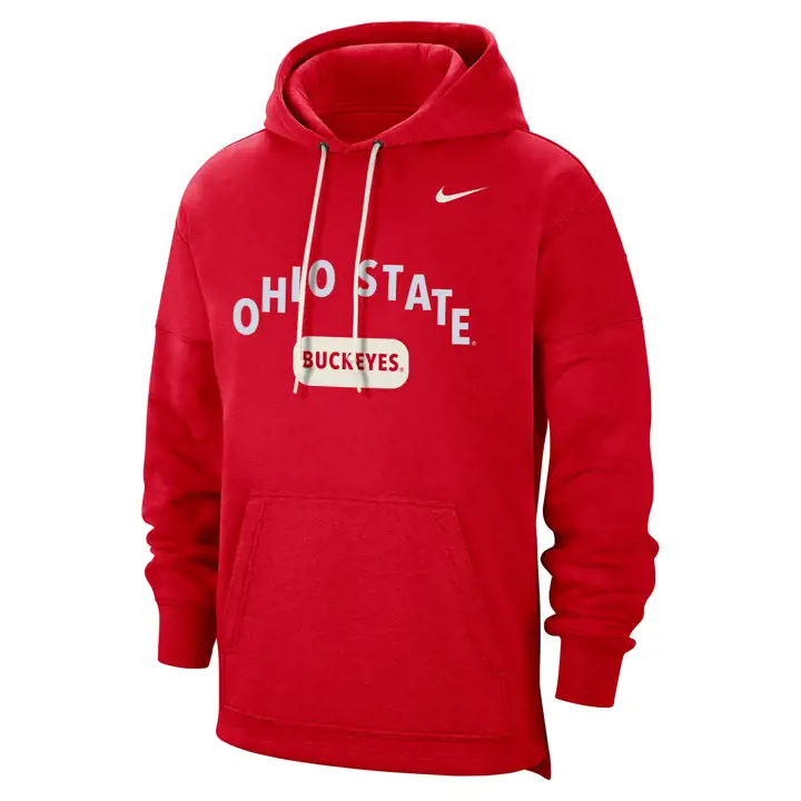 Sweat à capuche pour supporter NCAA Ohio State Buckeyes 22 rouge